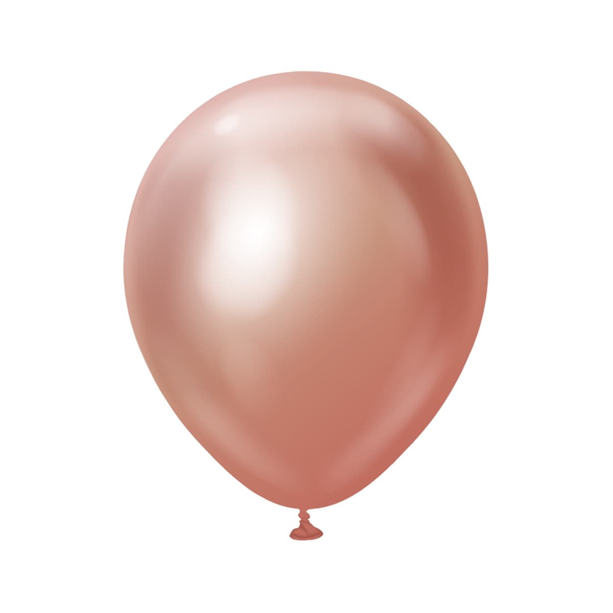 Premium Latexballonger Rosegull Chrome 45 cm 5 stk.