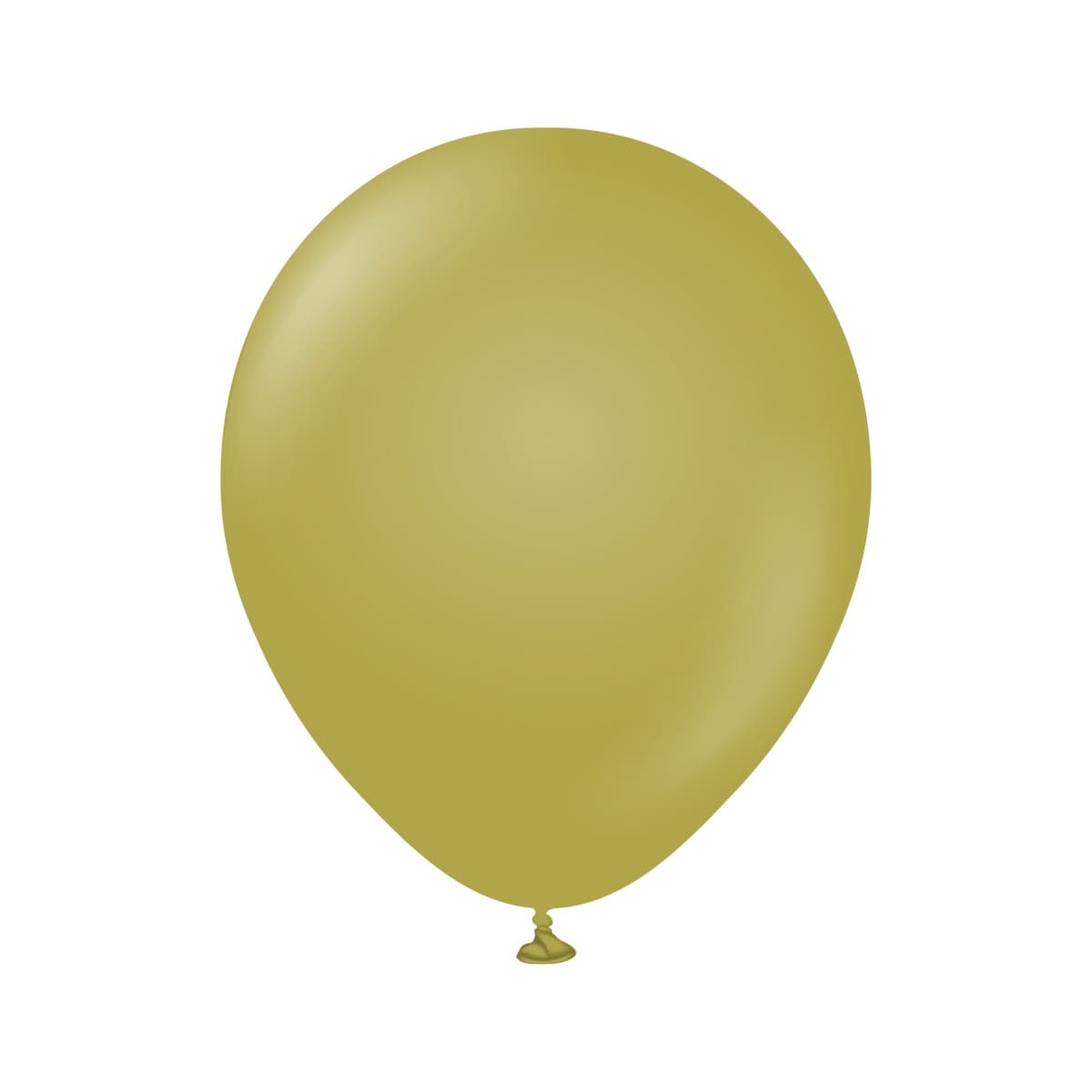 Premium Latexballonger Olivengrønne 45 cm 5 stk.
