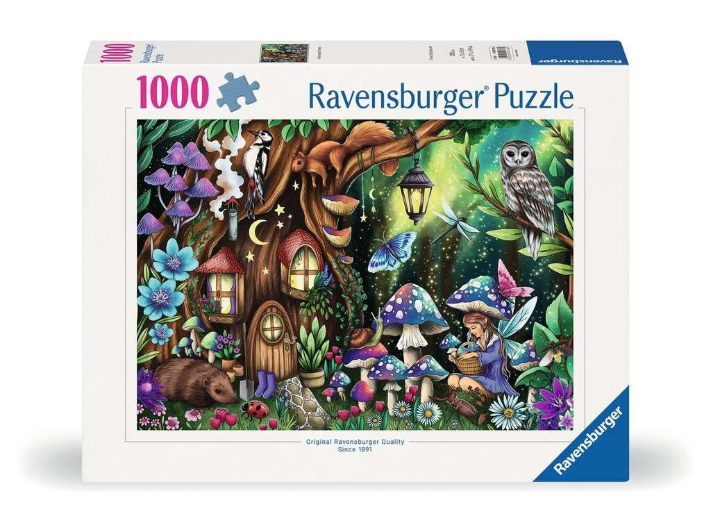 Ravensburger Puslespill - Den magiske skogen 1000 brikker