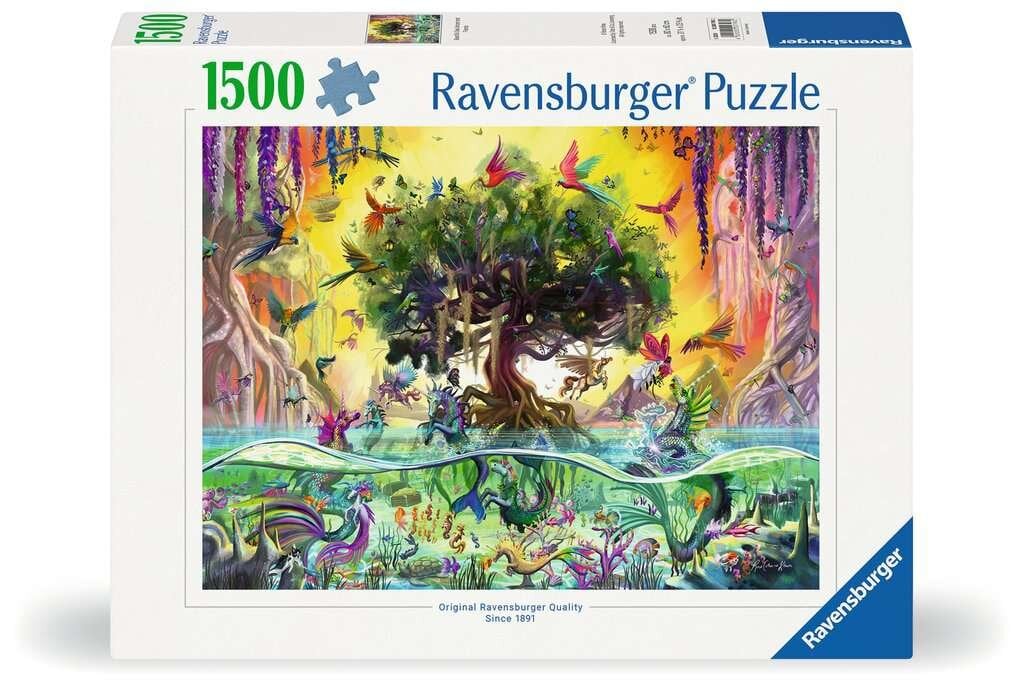 Ravensburger Puslespill - Enhjørningene i havet 1500 brikker