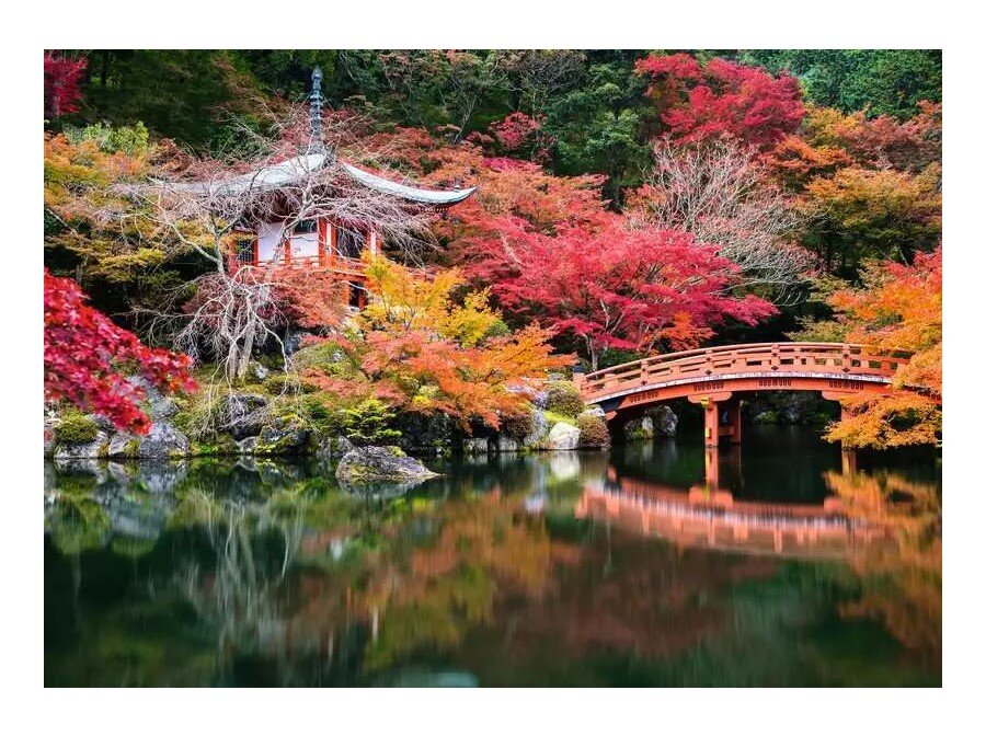 Ravensburger Puslespill - Daigo-ji, Kyoto Japan 1000 brikker