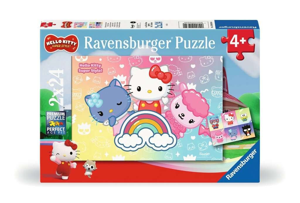 Ravensburger Puslespill - Hello Kitty 2x24 brikker