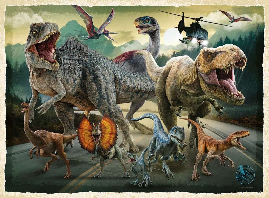 Ravensburger Puslespill - Jurassic World 200 brikker