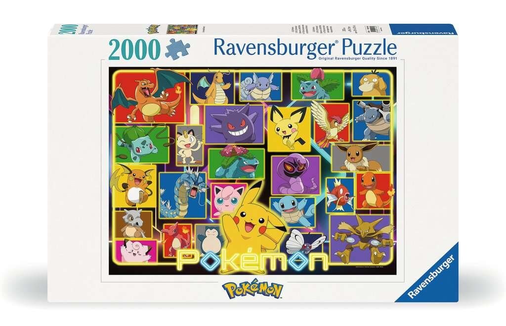 Ravensburger Puslespill - Pokémon 2000 brikker