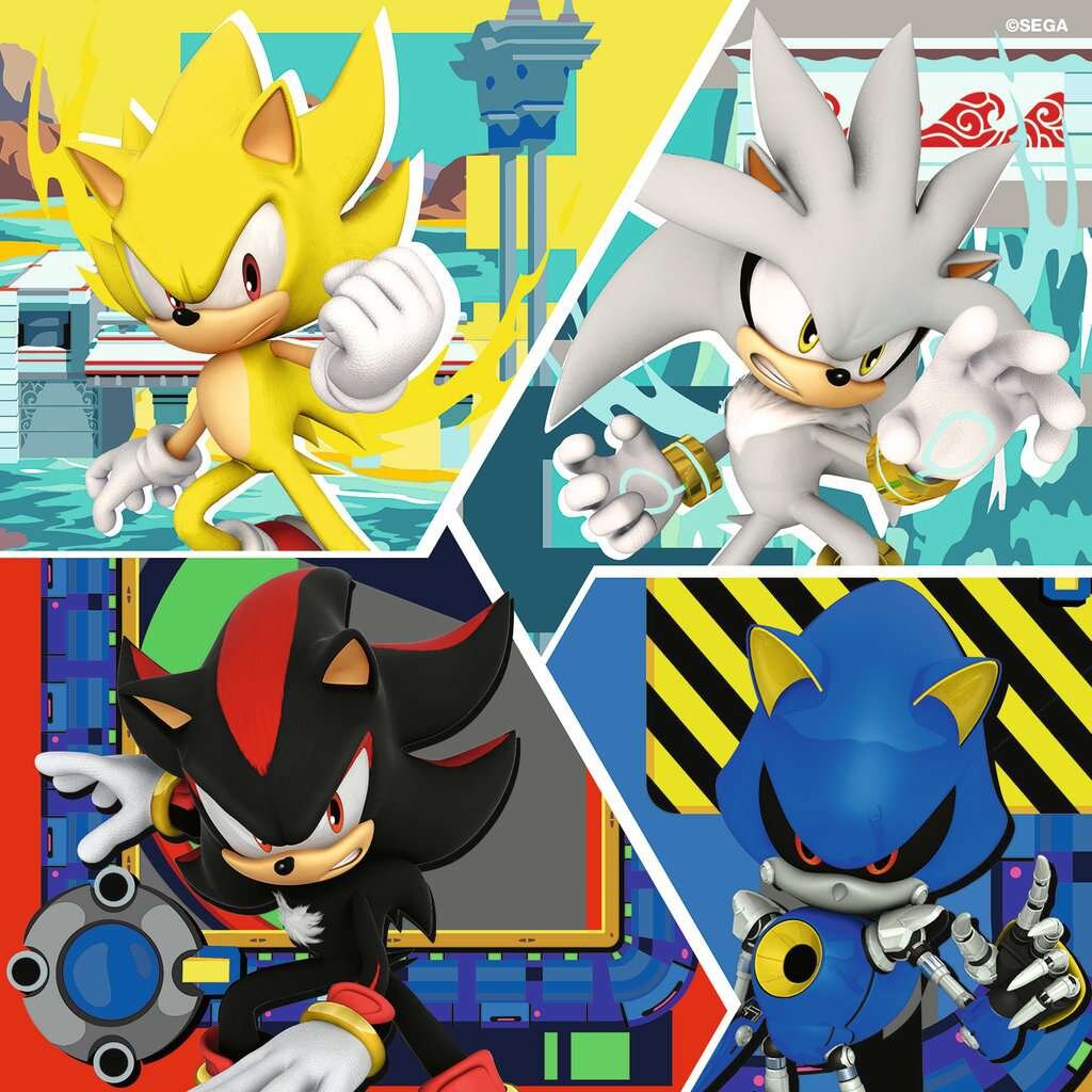 Ravensburger Puslespill - Sonic Core 3x49 brikker