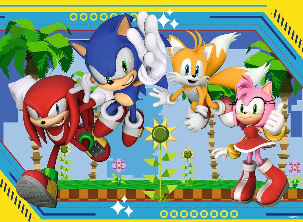 Ravensburger Puslespill - Sonic Core 100 brikker