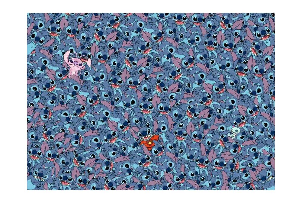 Ravensburger Puslespill - Stitch Challenge 1000 brikker