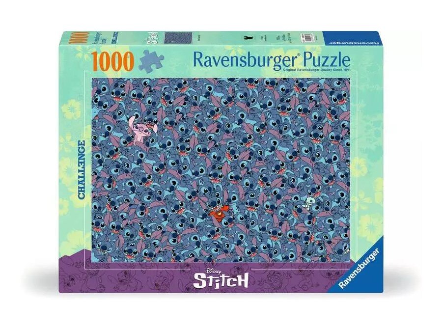 Ravensburger Puslespill - Stitch Challenge 1000 brikker