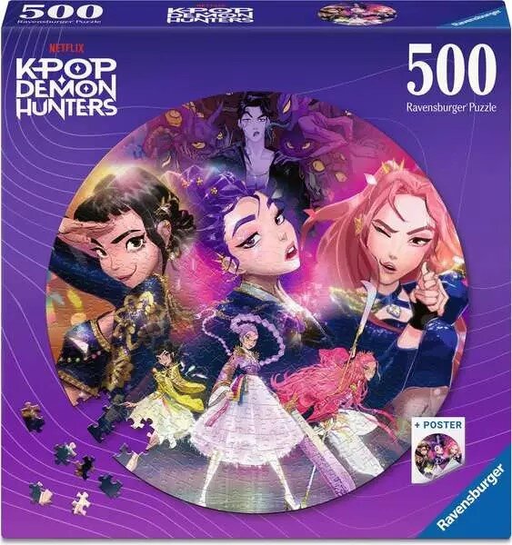 Ravensburger Puslespill - K-Pop Demon Hunters 500 brikker