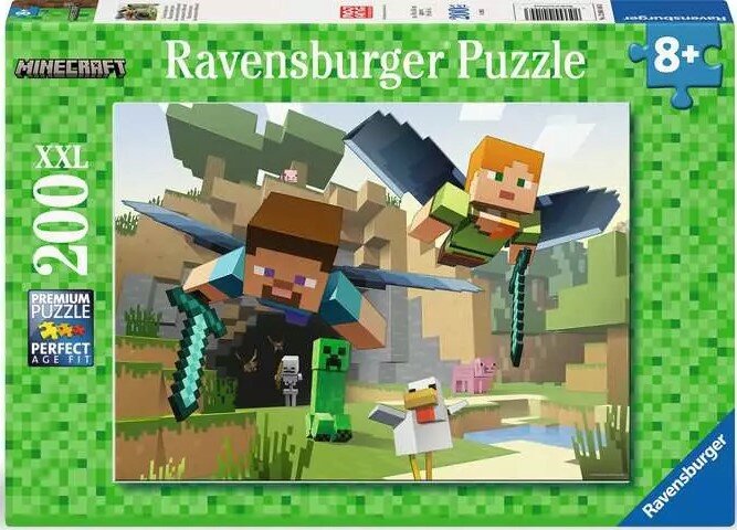 Ravensburger Puslespill - Minecraft 200 brikker