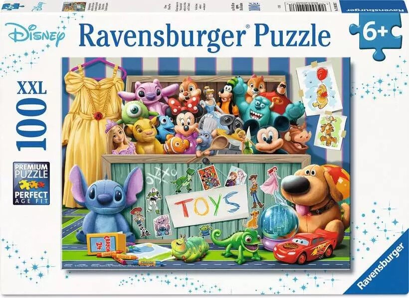 Ravensburger Puslespill - Disney Pixar Multicharacter 100 brikker