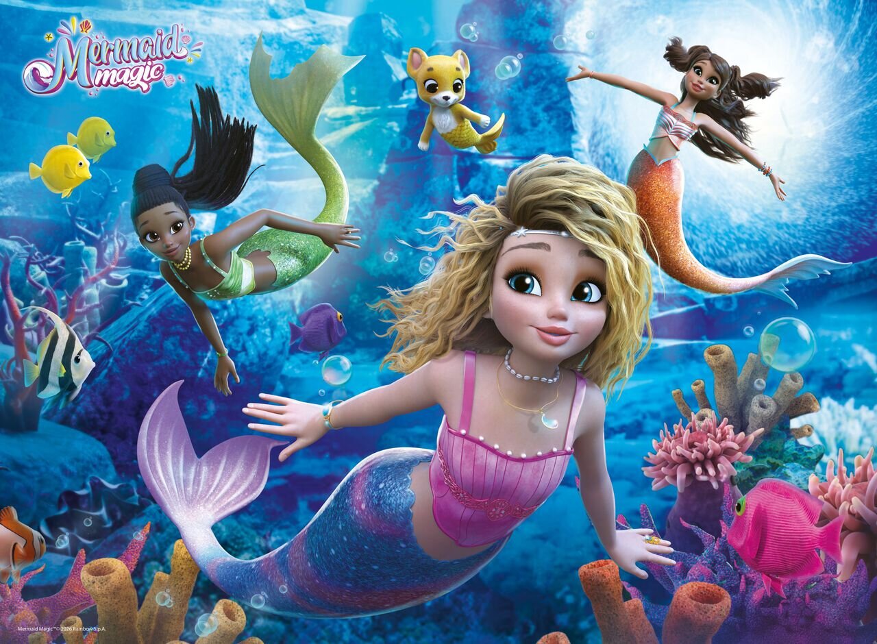 Ravensburger Puslespill - Mermaid Magic 200 brikker
