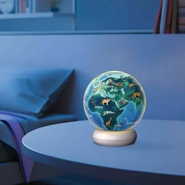 Ravensburger 3D Puslespill - Jordklode med nattlys 72 brikker