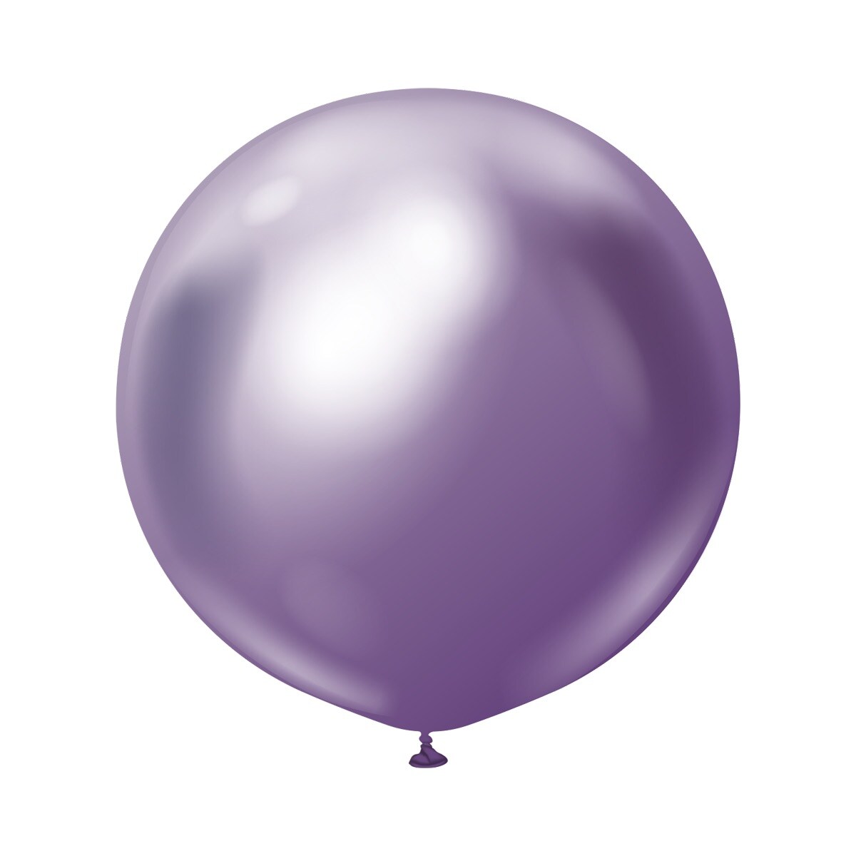 Premium Latexballonger Lilla Chrome 60 cm 2 stk.