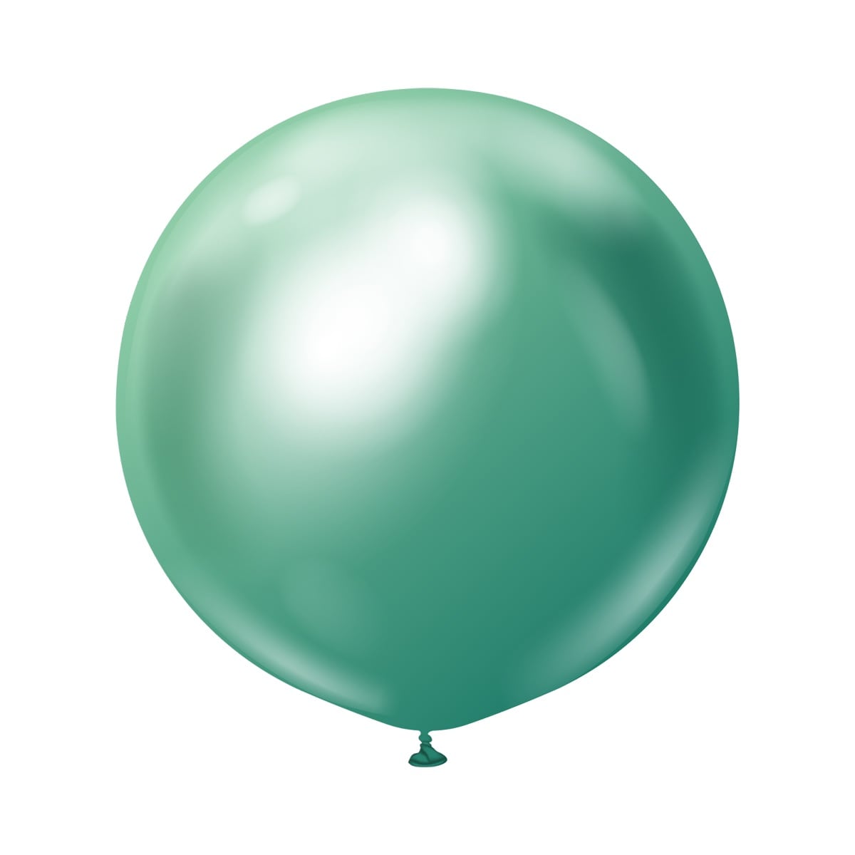 Premium Latexballonger Grønn Chrome 60 cm 2 stk.