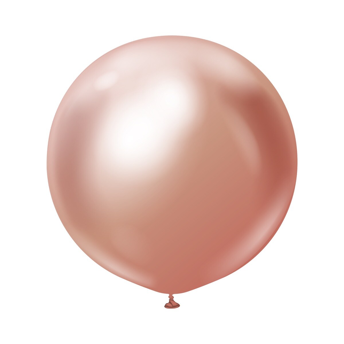 Premium Latexballonger Rosegull Chrome 60 cm 2 stk.