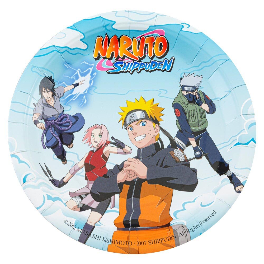 Naruto - Tallerkener 8 stk.
