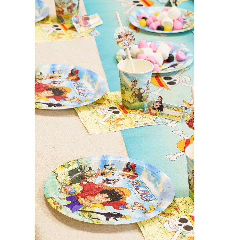 One Piece - Tallerkener 8 stk.