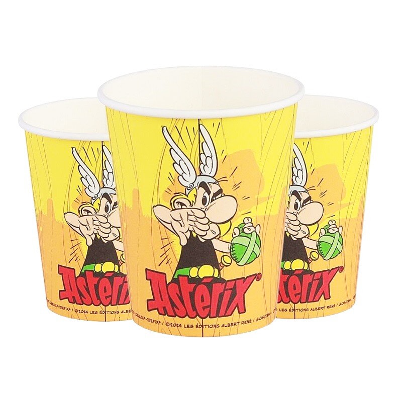 Asterix Pappkopper 8 stk.