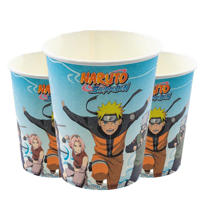 Naruto - Pappkopper 8 stk.