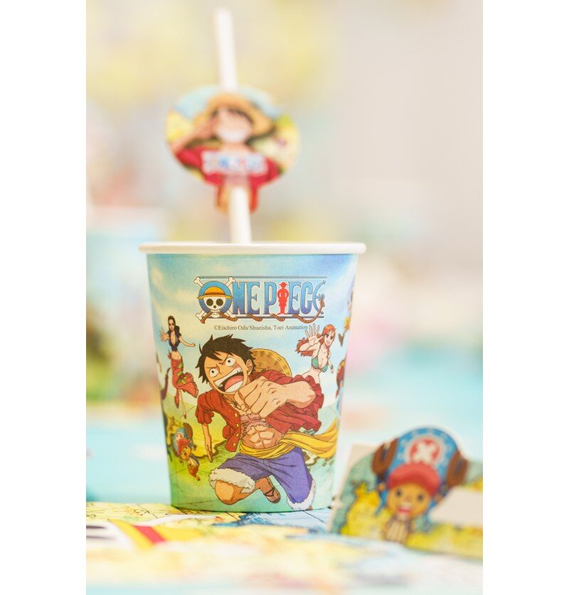 One Piece - Pappkopper 8 stk.