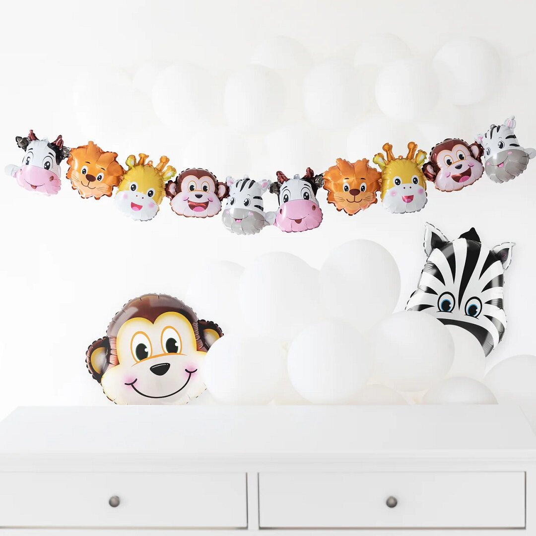 Safaridyr Ballonggirlander 2 meter