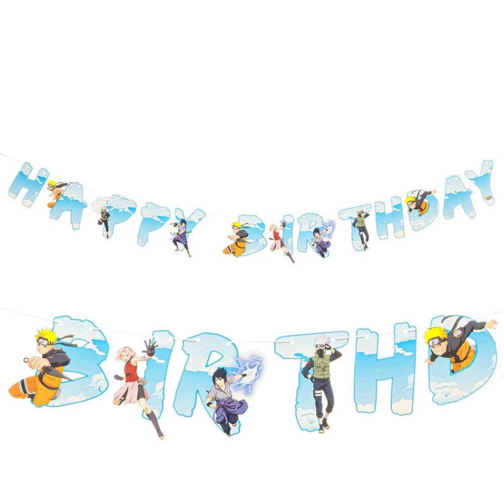 Naruto - Girlander Happy Birthday 200 cm