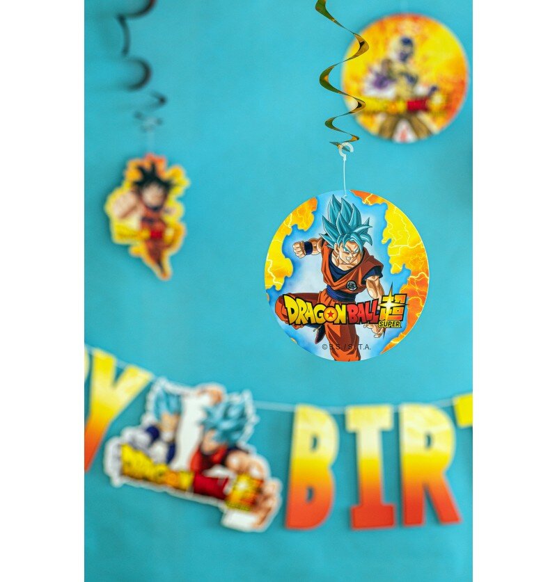 Dragon Ball - Hengende Swirl Dekorasjoner 5 stk.