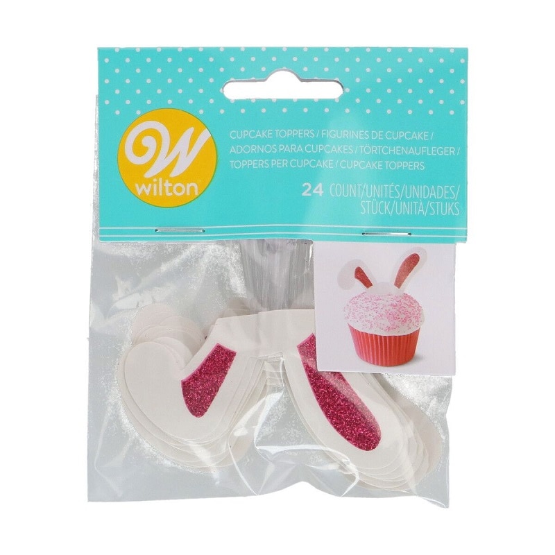 Wilton - Cake Toppers Bunny Ears 24 stk.