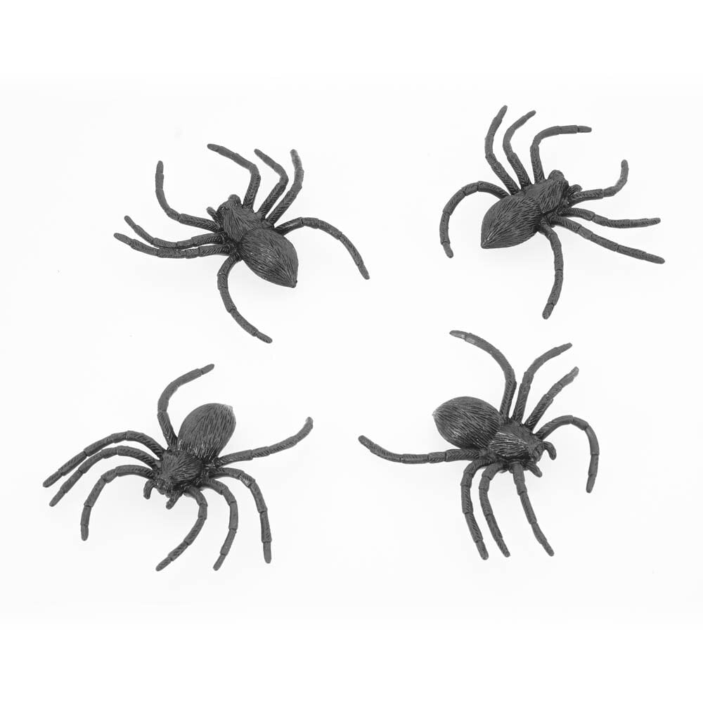 Svarte Edderkopper 8 x 9 cm, 4-pk