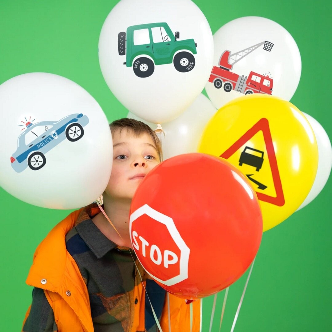 Kjøretøy Ballonger 9 stk.