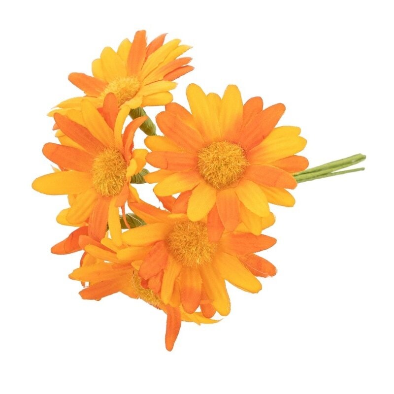 Kunstige prestekrager i oransje 11 cm