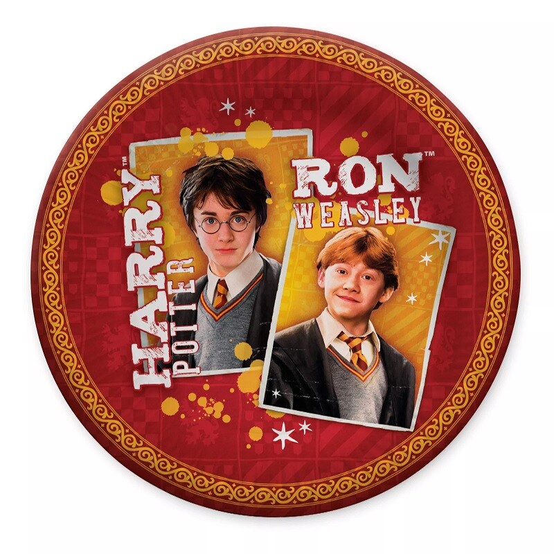 Harry Potter - Tallerkener Harry & Ron 10 stk.