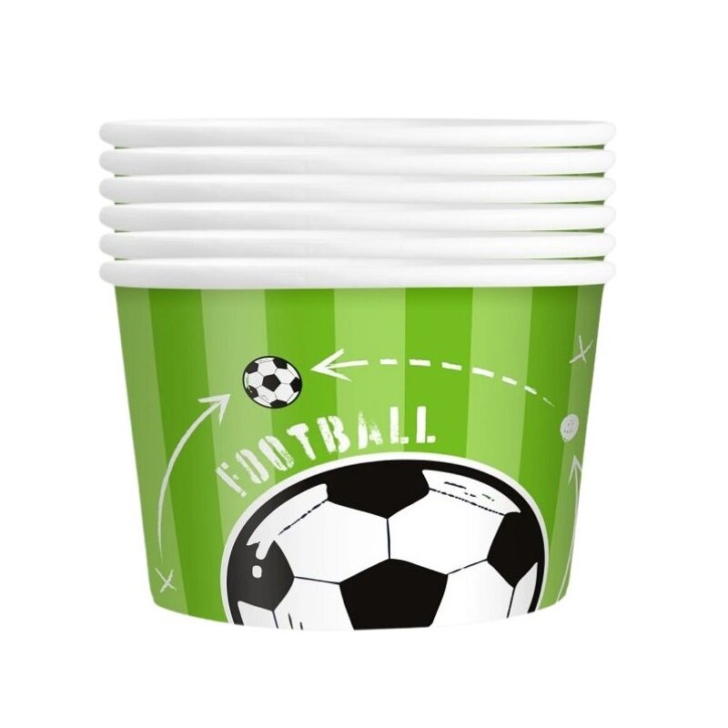 Fotball Isbeger 6 stk.