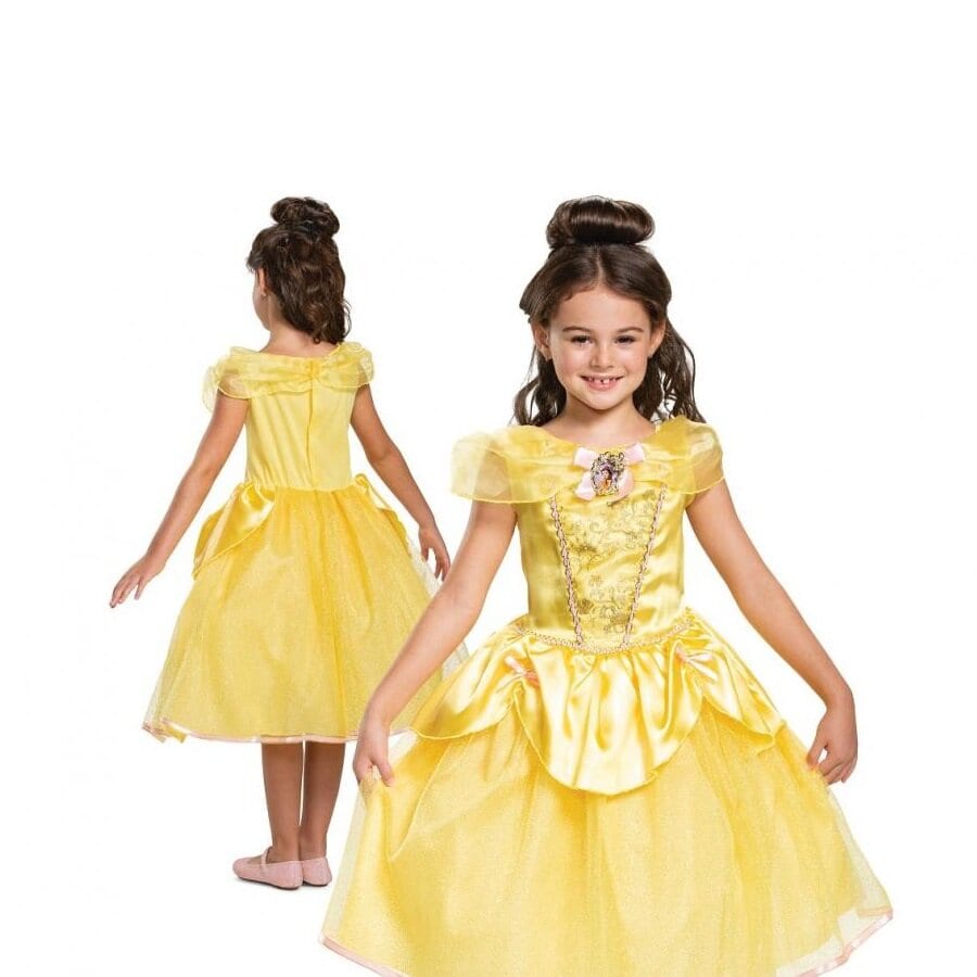 Disney Belle Kostyme Deluxe 5-6 år