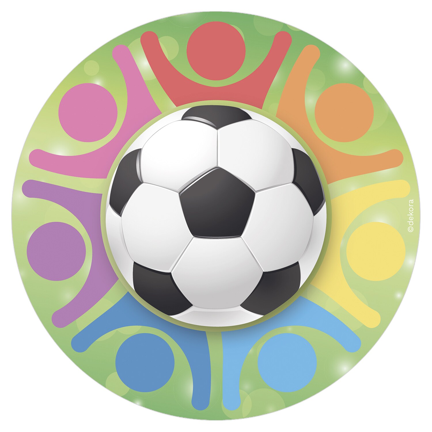 Kakebilde Fotballtema - Oblat 20 cm