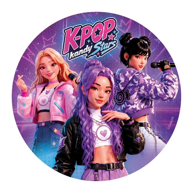 K-Pop Kakebilde Oblat 20 cm