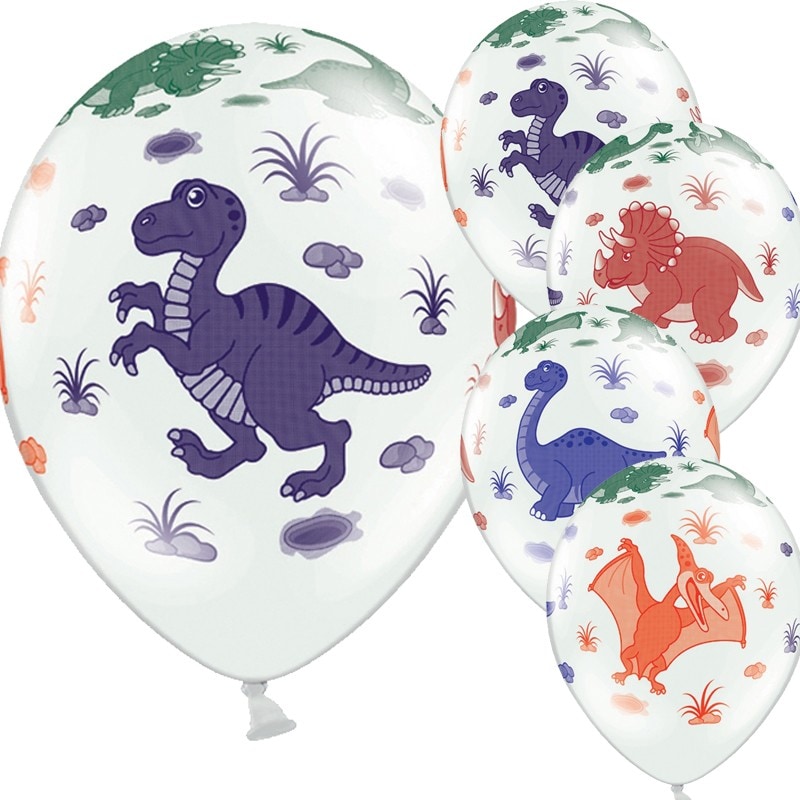 Ballonger Dinosaurer 6 stk.