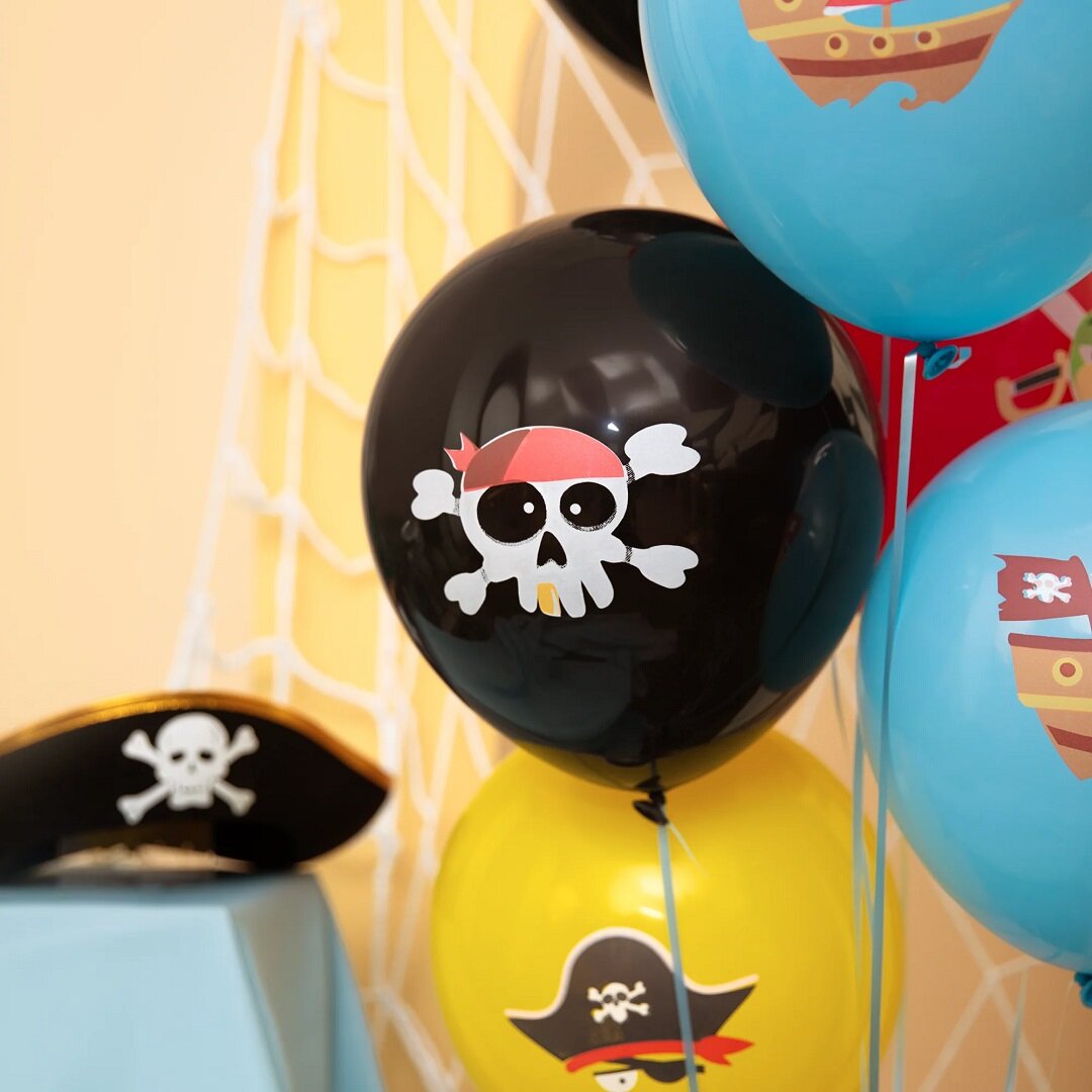 Ballonger Pirater 8 stk.