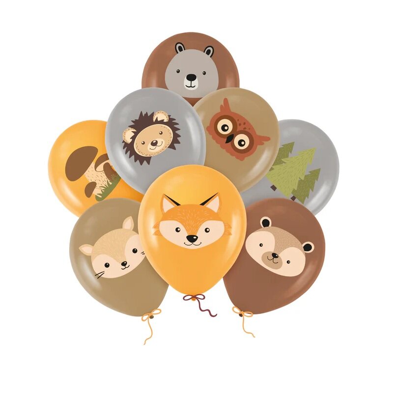 Skogsvenner - Ballonger 8 stk.