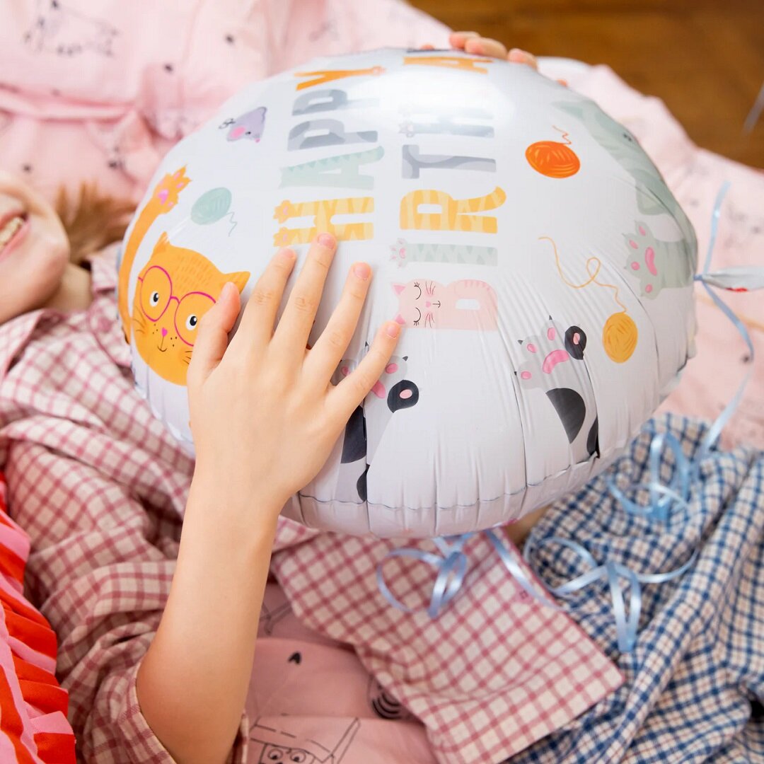 Katt Folieballong 45 cm