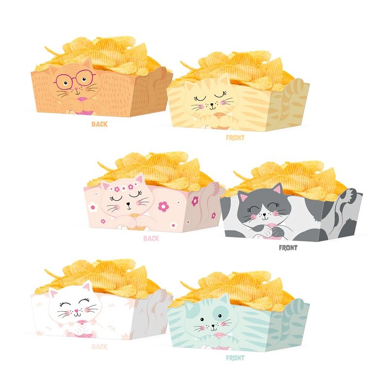 Katt Snacksbokser 3 stk.