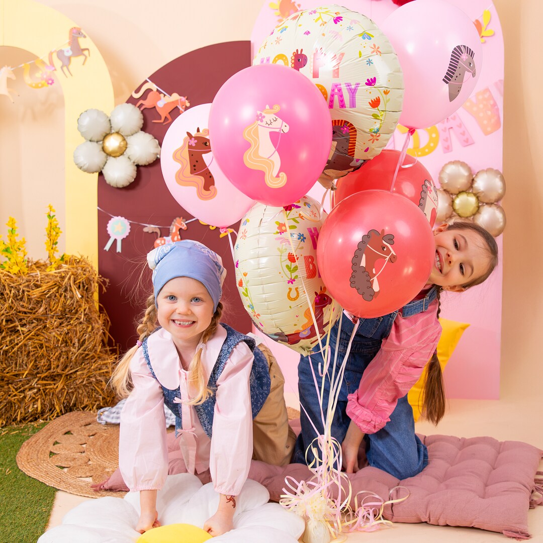 Ballonger med Hester 6 stk.
