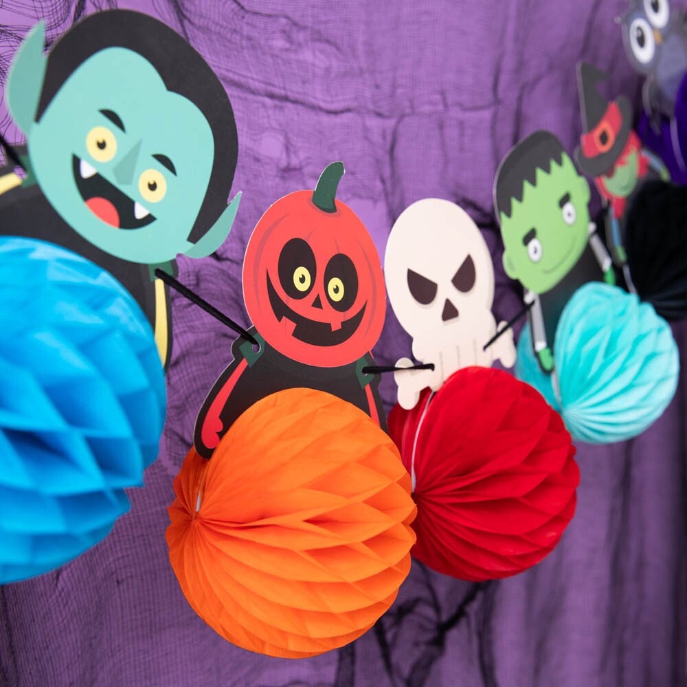Halloween Monsters Honeycomb-girlang 3 meter