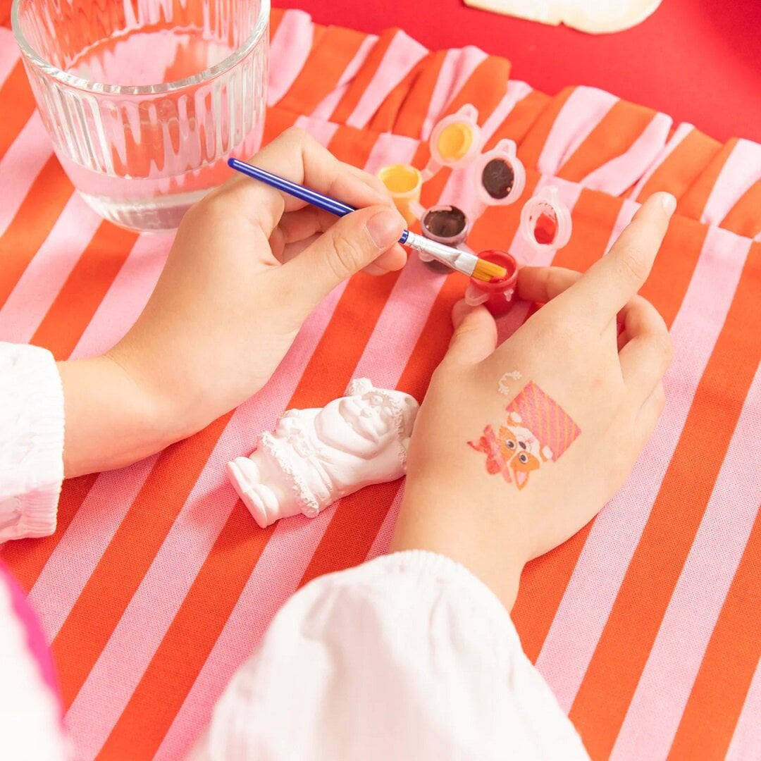 DIY-sett Gipsfigur Julenisse