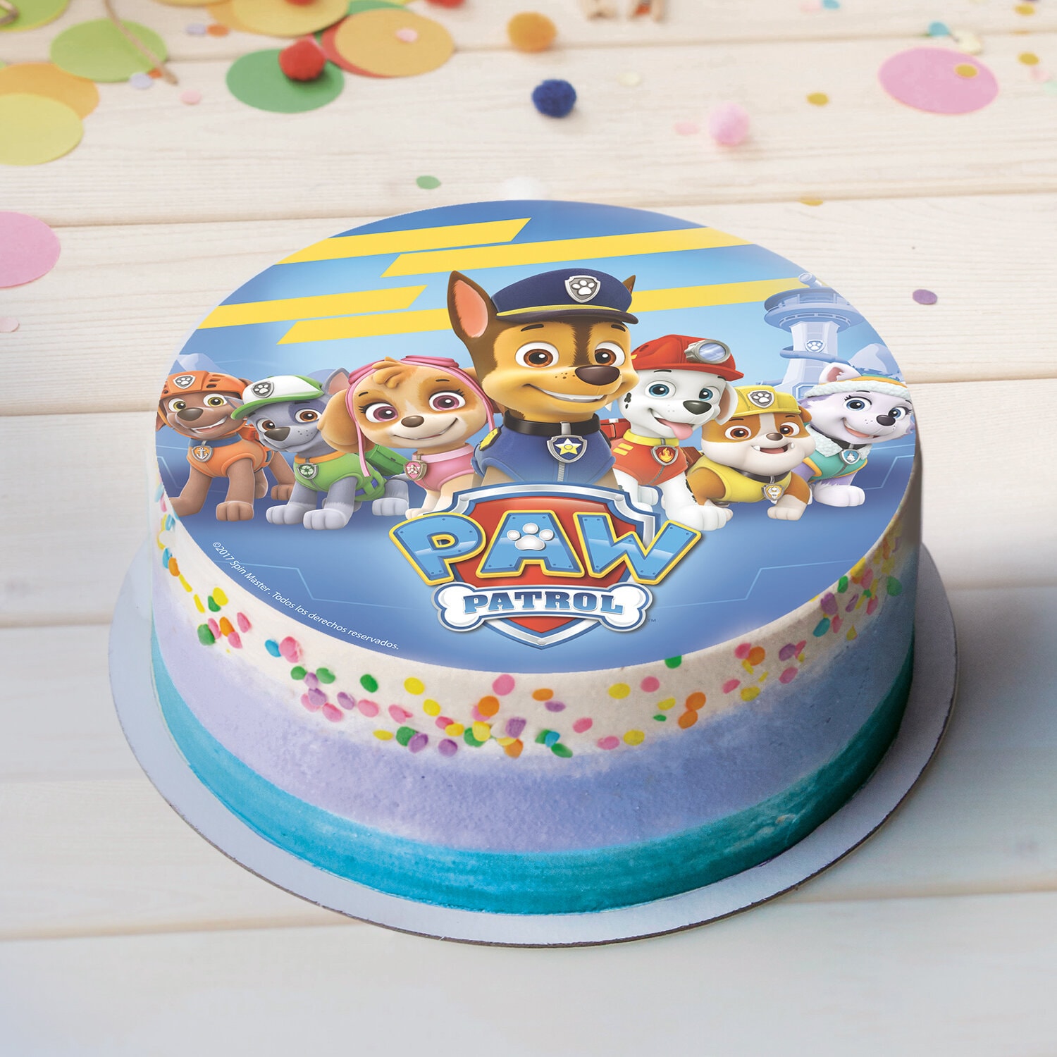 Kakebilde Paw Patrol - Oblat 20 cm (B)
