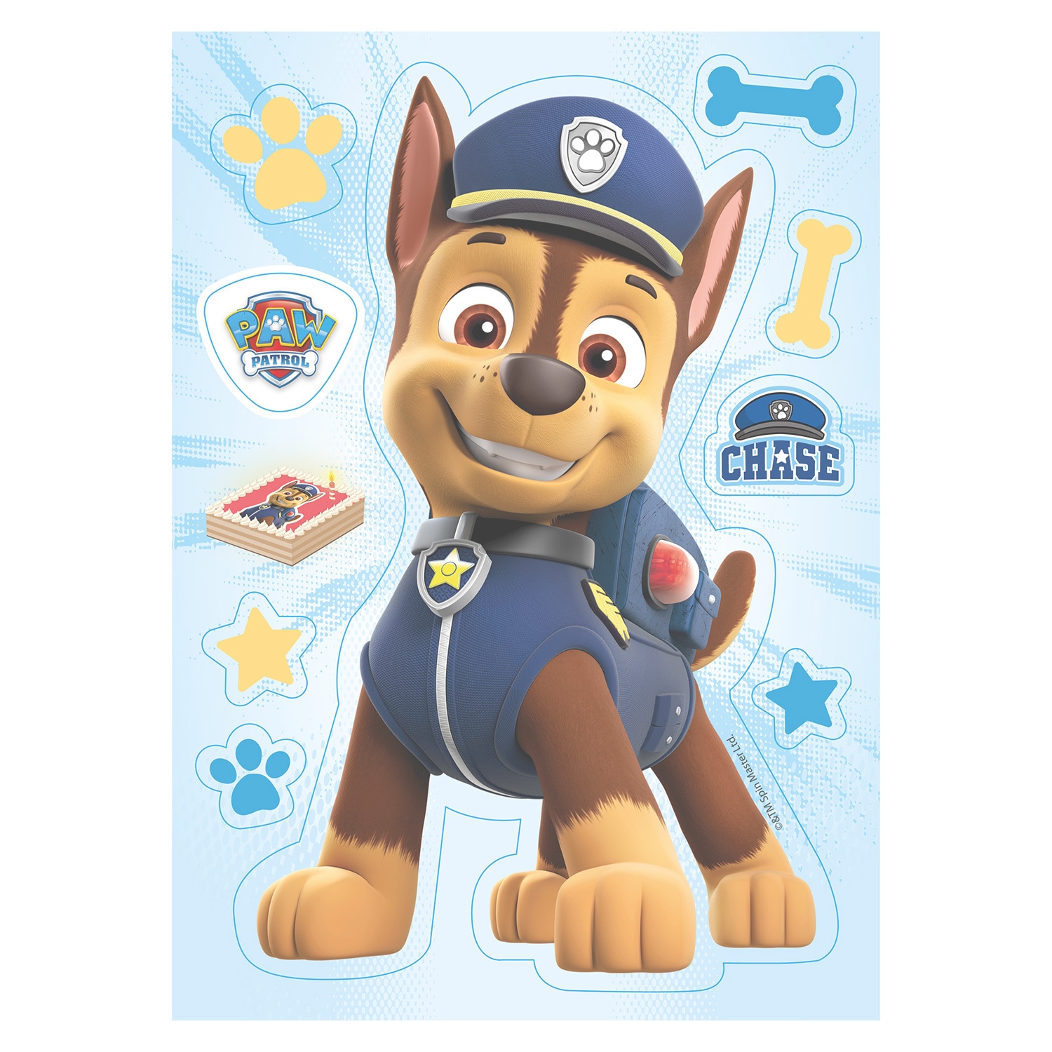 Paw Patrol - Kakedekorasjoner Oblat 8 stk.