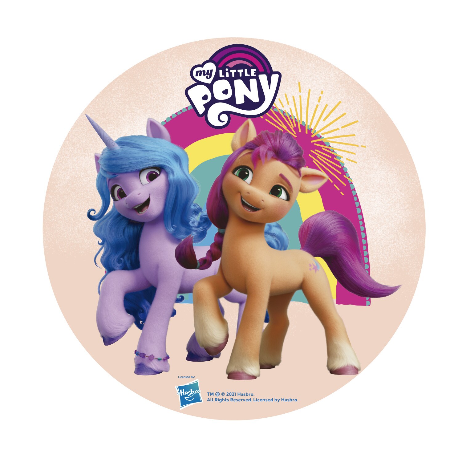 Kakebilde My Little Pony - Oblat 20 cm