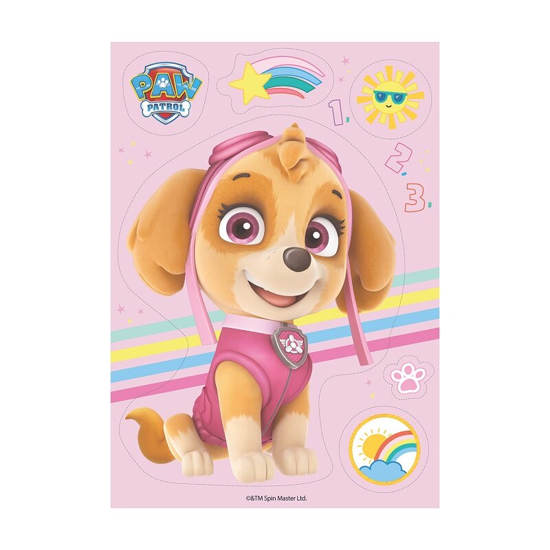 Paw Patrol Skye - Kakedekorasjoner Oblat