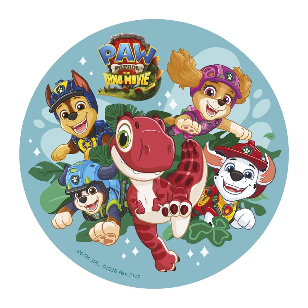 Kakebilde Paw Patrol Dino Movie - Oblat 20 cm